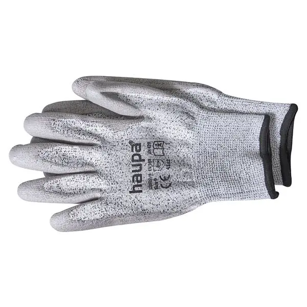 Haupa PU-Schnittschutzhandschuh Level 3 grau Grösse 9 120302/9