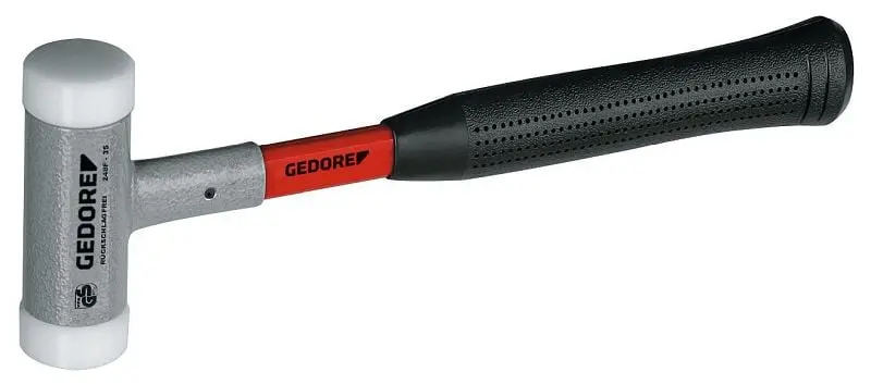 GEDORE Rückschlagfreier Schonhammer Fiberglasstiel 30 mm 8867690