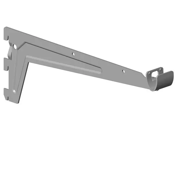 Element System KONFEKTIONSTRÄGER VE: 10 Stück LOSE 330 mm WEISS ALU 10112-00015