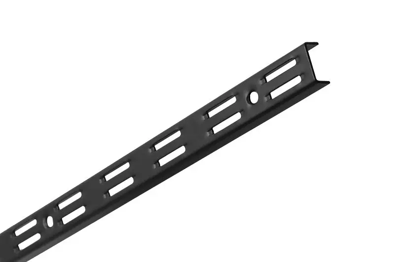 Element System WANDSCHIENE 2-REIHIG 2000 mm SCHWARZMATT VE: 10 Stück 10001-00104