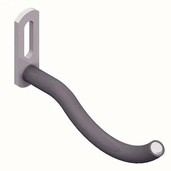 Element System WERKZEUGHALTER GEBOGEN 63x75 mm VERZINKT VE: 10 Stück 11406-00000