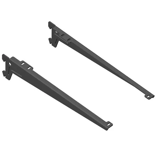 Element System Winkelträger MIT CLIP Links und Rechts LOSE 330 mm SCHWARZ VE: 10 Paare 10300-00041