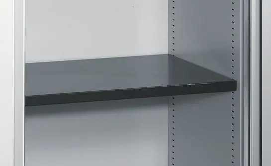 C+P Einlegeboden aus Stahl lackiert H24xB490xT360 mm Schwarzgrau 3200-80 S10000