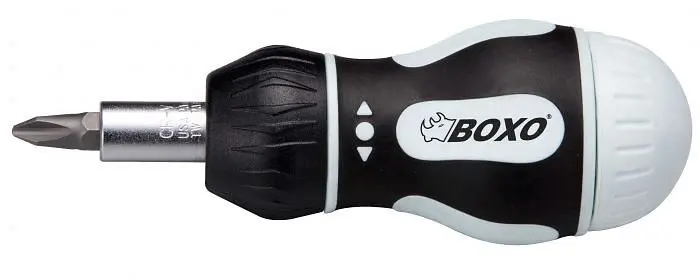 Boxo 1/4" Mini-Ratschenschraubendreher mit Bit-Satz 7-teilig B-SD-BR08
