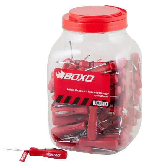 Boxo Beutelclip Schraubenzieher VE: 100 Stück BXC-025