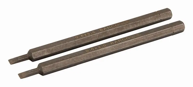 Bahco 2 1/4" Sechskantklingen 100 mm Schlitz 1 x 55 mm 8242-2P