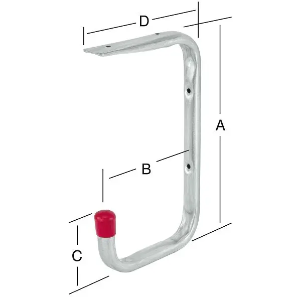 Vormann Wand/Deckenhaken 158 x 115 x 52 x 72 mm verzinkt 001453002Z