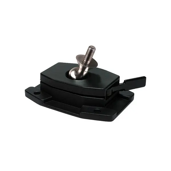 BERNSTEIN Spannfix-Fuss zum festen Aufschrauben Aufnahme Ø 40 mm Gewinde 25 mm lang schwarz 9-262 SW