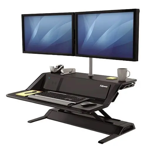 Fellowes Lotus DX Sitz-Steh Workstation schwarz 8081001