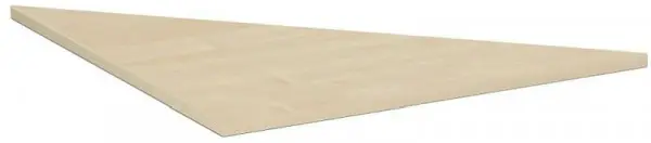 geramöbel Verkettungsplatte Dreieck 90° inkl. Verkettungsmaterial 800x800x680-820 Ahorn S-617508-