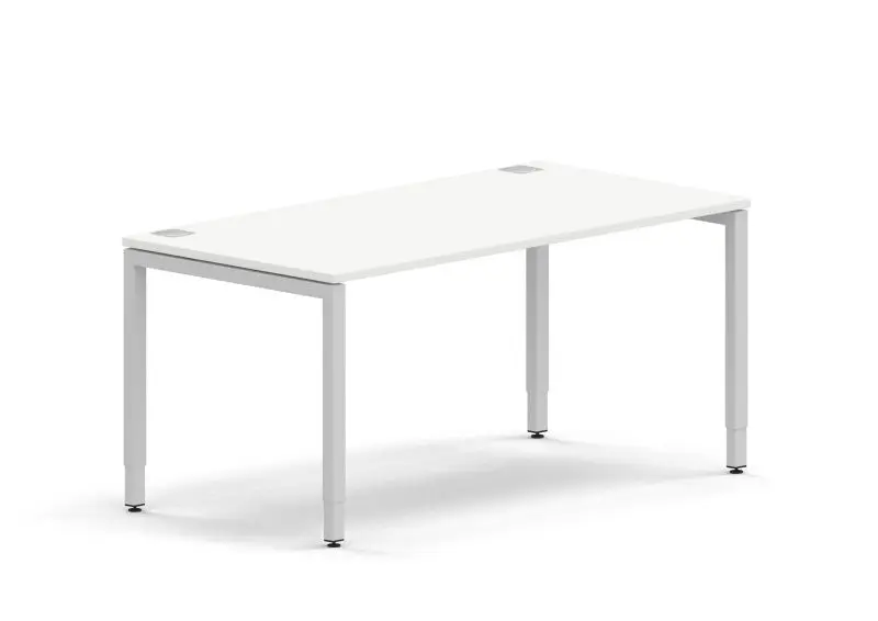 Nowy Styl Schreibtisch manuell höhenverstellbar CS5040 DESK 4-LEG MP Platinum 160x80cm WNARPN10HD2DN-MP00AL00AL