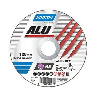 Norton Industrial ALU Schruppscheiben Durchmesser: 125 mm VE: 10 Stück 66252828228
