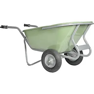 Gartenwagen Schubkarre, NOKA 230, 2 Luftreifen 4-lagig.