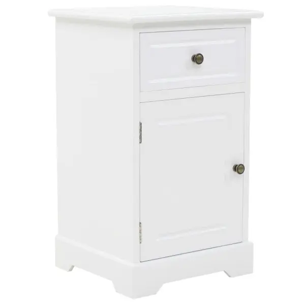 vidaXL Nachtschrank MDF und Kiefernholz 35x32x59 cm 245757