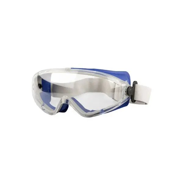 L+D FULL VISION Vollsichtbrillen EN 166 farbloser PC Sichtschutz indirekte Belüftung verstellbaren Kopfband VE: 10 Stück...