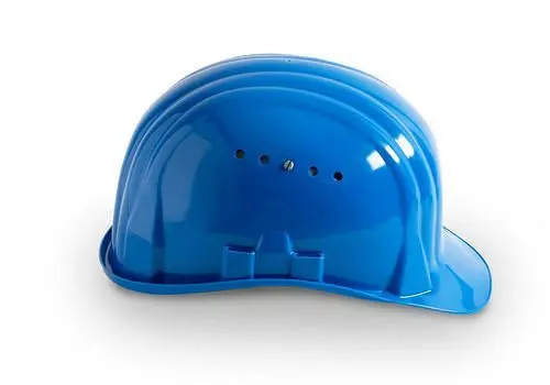 Schuberth Bauschutzhelm mit 6-Punkt-Gurtband gemäß DIN-EN 397 blau 116359
