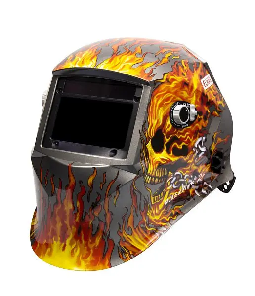 ELMAG Automatik-Kopfschweißschirm Gestaltung 'FLAME' 56384