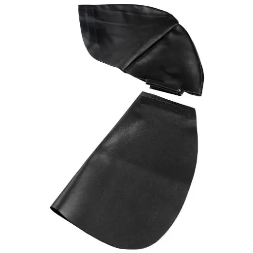 ELMAG Kopf- &amp; Nackenschutz aus Leder / Standard - schwarz 57209