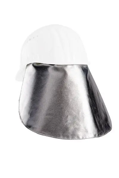 Jutec Hitzeschutznackenschutz aus Preox-Aramidgewebe alukleinformatsiert HSN000KA-1