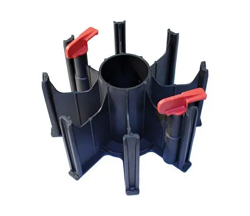 ELMAG Spulenadapter für Drahtrolle 15 kg 8-armig mit Knebel 54910