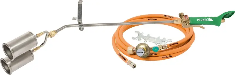 Perkeo TWIN TITAN Aufschweißbrenner-Set "Drachenflügel" 10m 780/61/13/F3/T