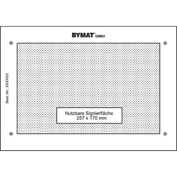 Schweißkraft Langzeitschablone DIN A4 Nutzfläche 257 x 170 mm Alurahmen 1231006SA