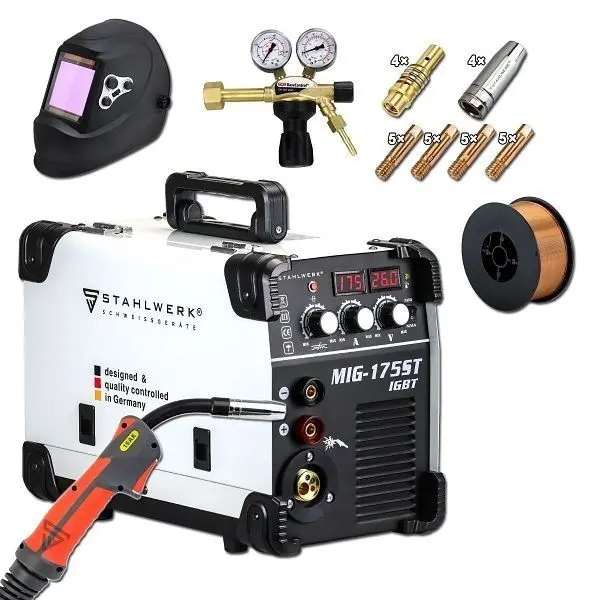 STAHLWERK MIG 175 Schweißgerät ST IGBT - Vollausstattung 1786