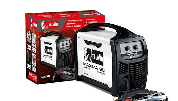 Telwin MAXIMA 200 SYNERGIC Mikroprozessorgeskostspieligtes Drahtschweißgerät 816087