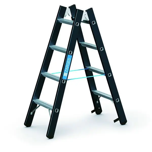 ZARGES Megastep B - LM-Stehleiter SL 2 x 4 Sprossen 41189