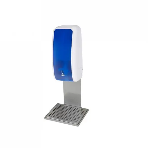 Blanc Hygienic SET: Desinfektionsspender SENSOR berührungslos Blanc Cosmos + Hantikerung mit Auffangschale Farbe: blau/we...
