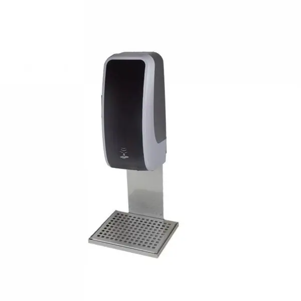 Blanc Hygienic SET: Desinfektionsspender SENSOR berührungslos Blanc Cosmos + Hantikerung mit Auffangschale Farbe: silber/...