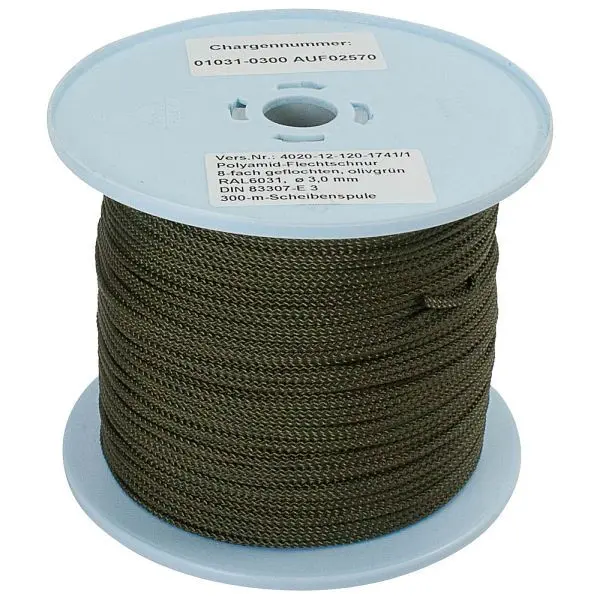 Dönges Polyamidseil 3 mm 300 m olivgrün VE: 300 m 101178