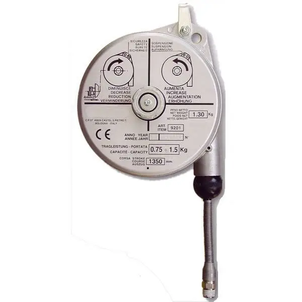Brinkmann Federzug - Traglast: 04 - 08 kg Schlauchlänge: 1350 mm mit Druckluftweisech 6410 9200