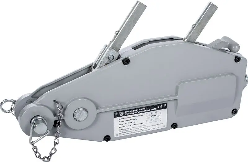 Planeta Seilzuggerät ROPEMASTER RM08 Tragfähigkeit 800 kg mit Standardseil G10103