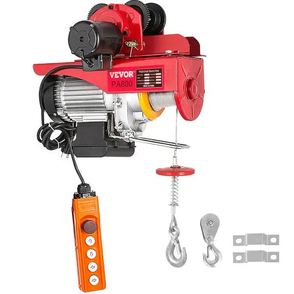 VEVOR Elektrischer Kettenzug Nenn-Hubkraft: Doppelleine 800 kg DDHL800KGXCZH0001V2