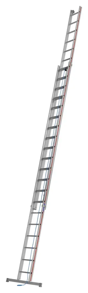 HYMER Seilzugleiter zweiteilig 2x20 Sprossen Länge eingefahren 579 m / ausgefahren 1026 m 405140