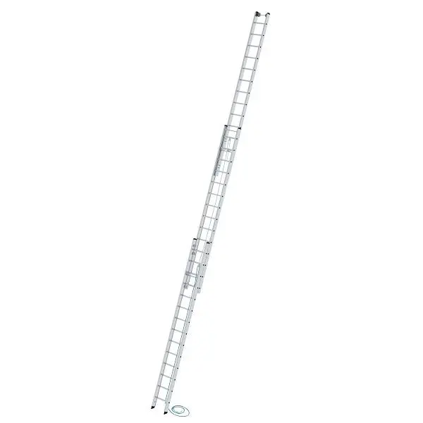Munk Günzburger Steigtechnik Sprossen-Seilzugleiter 3-teilig ohne Traverse 3x14 Sprossen 022314