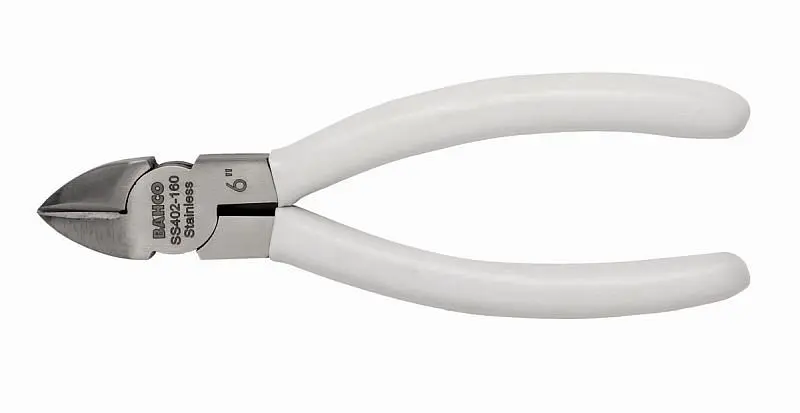 Bahco Seitenschneider Edelstahl/Inox magnetisch PVC ummantelte Handhabunge 160 mm SS402-160