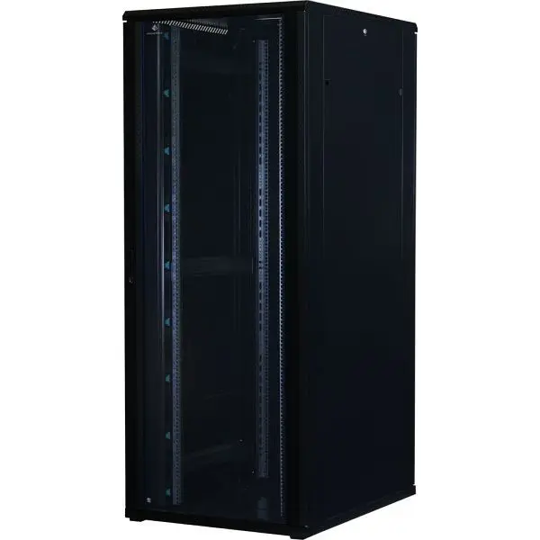 Rockstable 42 HE 10 Zoll Serverschrank (BxTxH) 800x1000x2000mm Glastür RS19-8042