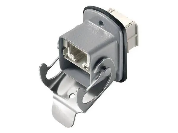 Telegärtner 100007421 STX V5 RJ45-Flanschset Variante 5 100007421 Kupplung, Einbau Pole: 8P8C Aluminium 1 St.