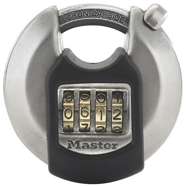 Master Lock Disk-Zahlenschloss aus Edelstahl M40EURDNUM 675432