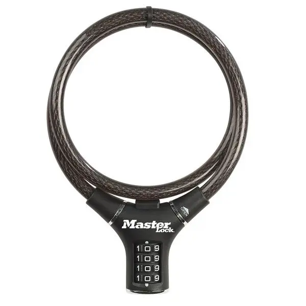 Master Lock Kabelschloss 12mm körpergerechtes Gestaltung 8229EURDPRO 675740