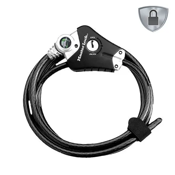 Master Lock Python anpassbares Kabelschloss 10mm Durchmesser 8428EURDPRO 675726