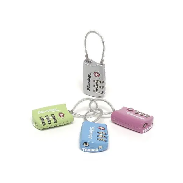 Master Lock Reiseschloß Zahlenkombination TSA farbl sort 4688EURD 675404
