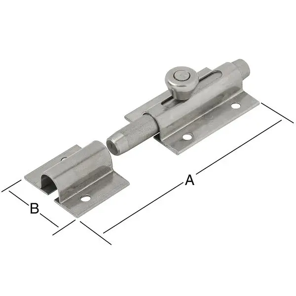 Vormann Bolzen-Knopfriegel 36 x 80 mm VE: 2 Stück 010227080