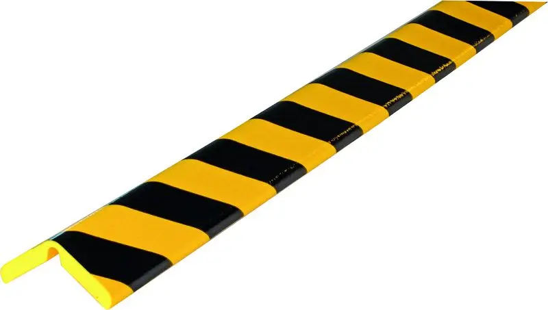 SafetyMarking Warn- und Sicherheitprofile-Kantenschutz Prallschutz: Winkel 35/35 Typ H+ LxBxH 100x35x35 cm gelb/schwarz se...