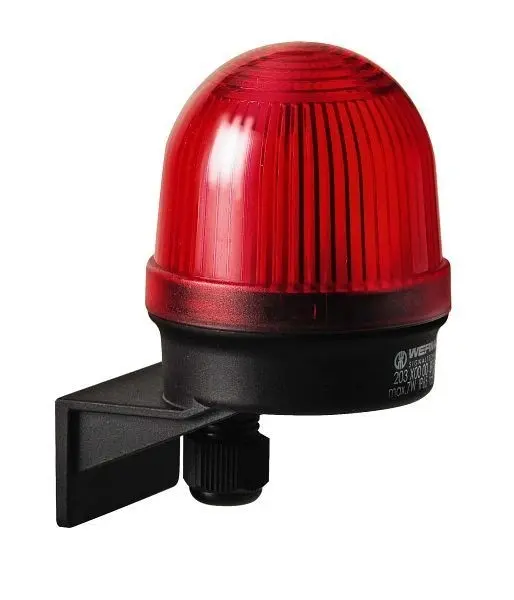 WERMA Dauerleuchte Wandmontage 12-230VAC/DC RD- rot 203.100.00