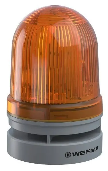 WERMA Midi TwinLIGHT Combi 12/24VAC/DC YE- gelb 461.310.70