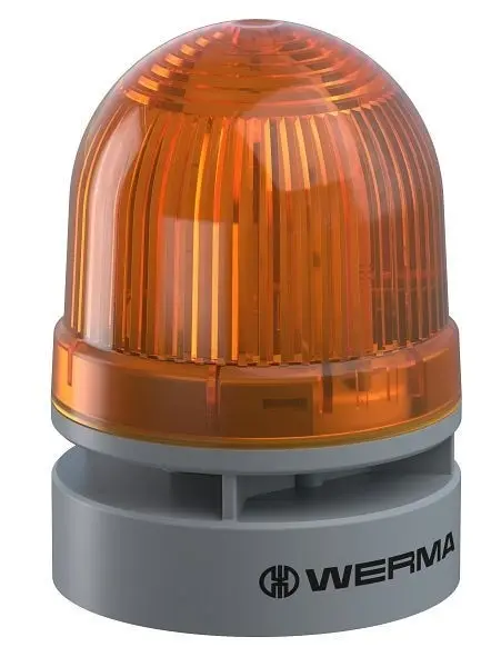 WERMA Mini TwinLIGHT Combi 24VAC/DC YE- gelb 460.310.75