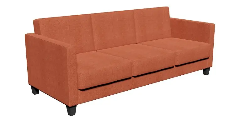 SETRADA 3-Sitzer Sofa Webstoff terracotta 194 x 82 x 80 cm LE-SE01-3P-WS-UNI4